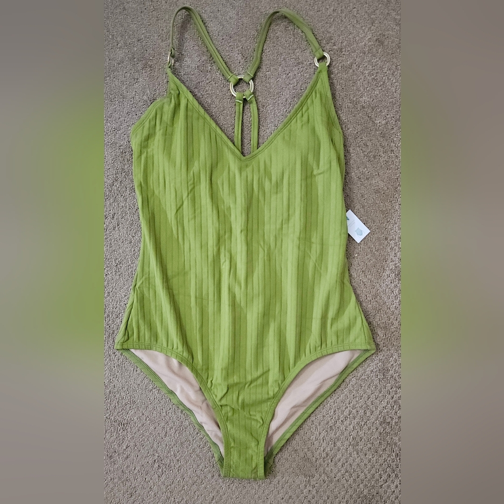 Kona Sol Green One Piece Swimsuit